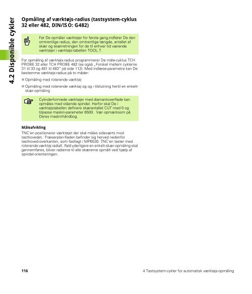 Tastsystem-cykler iTNC 530 - heidenhain - DR. JOHANNES ...