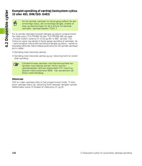 Tastsystem-cykler iTNC 530 - heidenhain - DR. JOHANNES ...