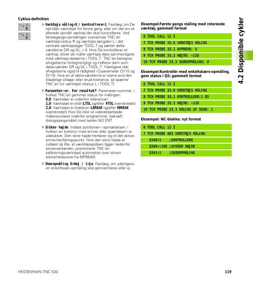 Tastsystem-cykler iTNC 530 - heidenhain - DR. JOHANNES ...