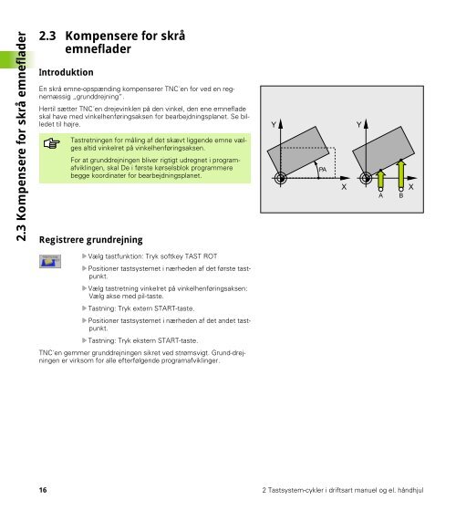 Tastsystem-cykler iTNC 530 - heidenhain - DR. JOHANNES ...