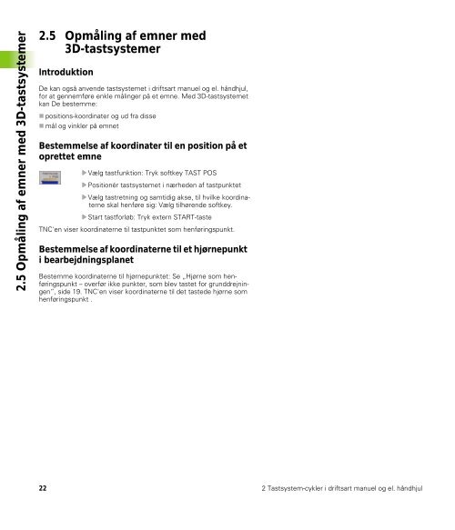 Tastsystem-cykler iTNC 530 - heidenhain - DR. JOHANNES ...