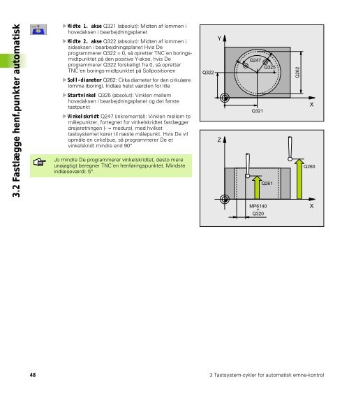 Tastsystem-cykler iTNC 530 - heidenhain - DR. JOHANNES ...