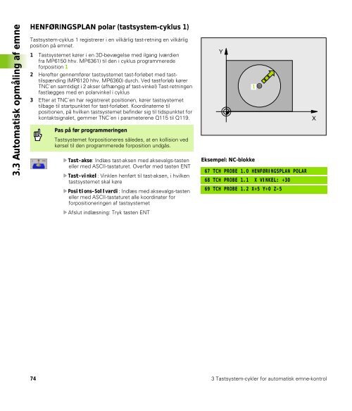 Tastsystem-cykler iTNC 530 - heidenhain - DR. JOHANNES ...