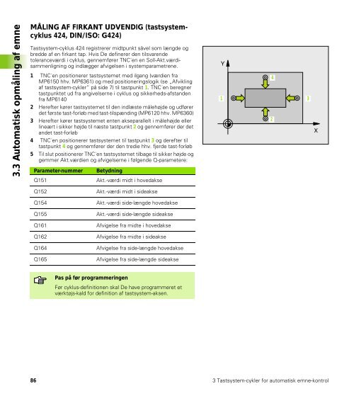 Tastsystem-cykler iTNC 530 - heidenhain - DR. JOHANNES ...