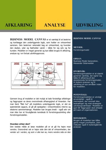 Business Model Generation - SkanKomp