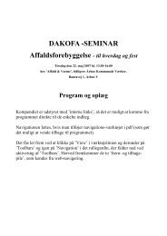 070522_Kompendie_Affaldsforebyggelse_seminar - Dakofa