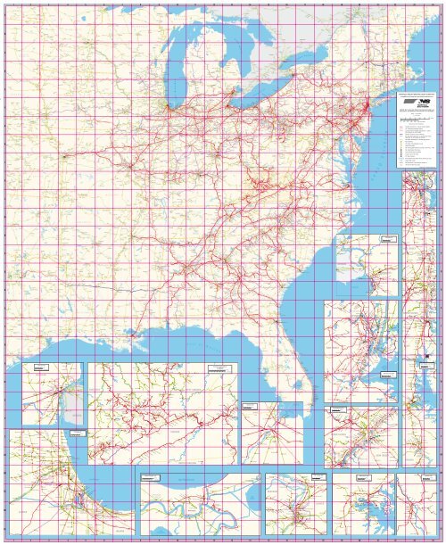 System Map Norfolk Southern