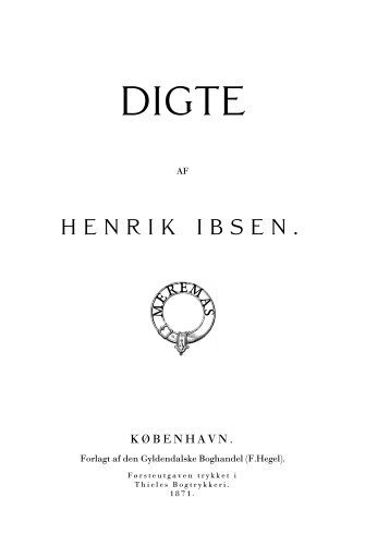 HENRIK IBSEN.