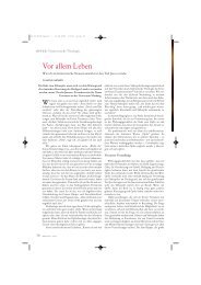 Vor allem Leben - chrismon plus rheinland