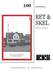 Dec. 100 - Foreningen af Hegnsyn i Danmark