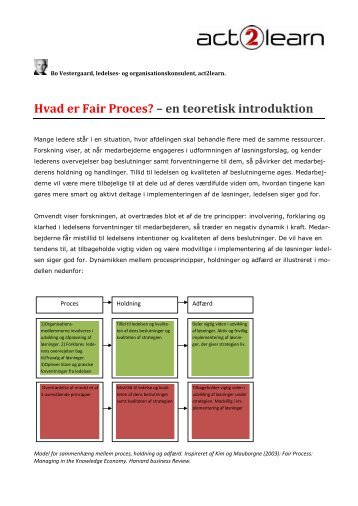 Hvad er Fair Proces? – en teoretisk introduktion