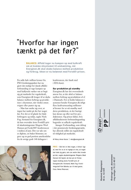 juni 2007 - Energinet.dk