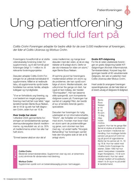 Ung patientforening - Coloplast