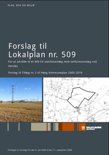 Forslag til Lokalplan nr. 509