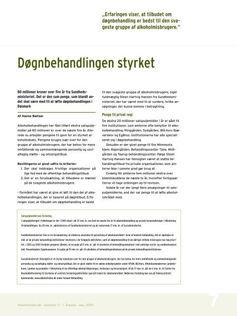 Videnscenter om Alkohol - Servicestyrelsen