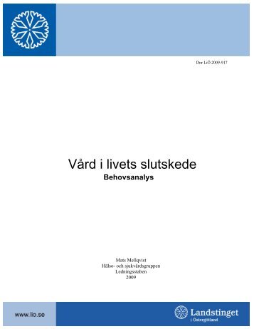 Rapportens titel - Landstinget i Östergötland