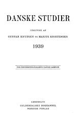 Danske Studier 1939