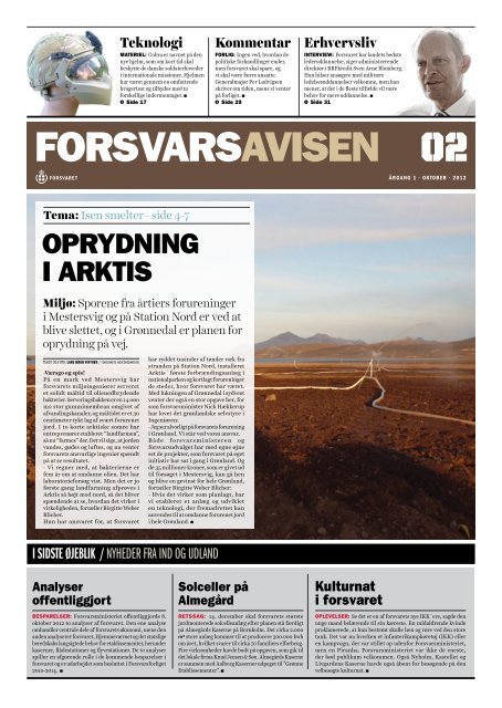 Forsvarsavisen nr. 2 2012 - Forsvarskommandoen