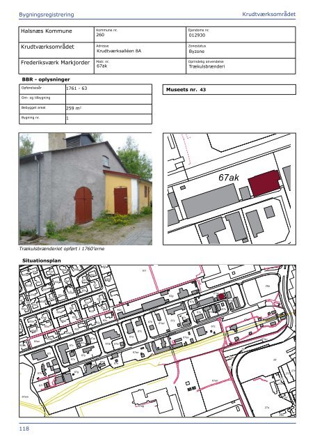 Registrering af bygninger i Krudtværksområdet - Industrimuseet ...