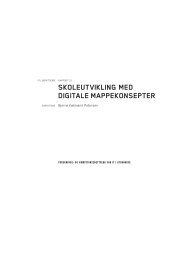 SKOLEUTVIKLING MED DIGITALE MAPPEKONSEPTER - ITU