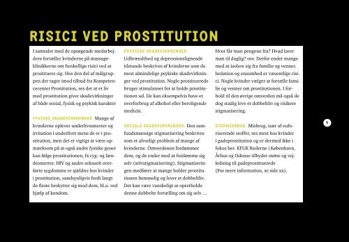 aspekter ved prostitution - Servicestyrelsen