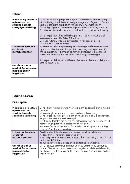 Mål og visioner for arbejdet i 2010 Samt evalueringen af 2009