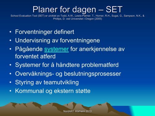 Proaktive- og Reaktive strategier i arbeid med ... - Malvik kommune