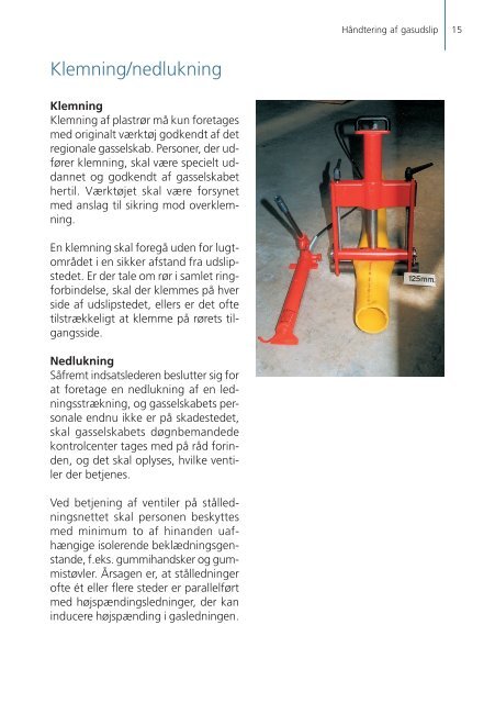 Håndtering af gasudslip - Dansk Gasteknisk Center