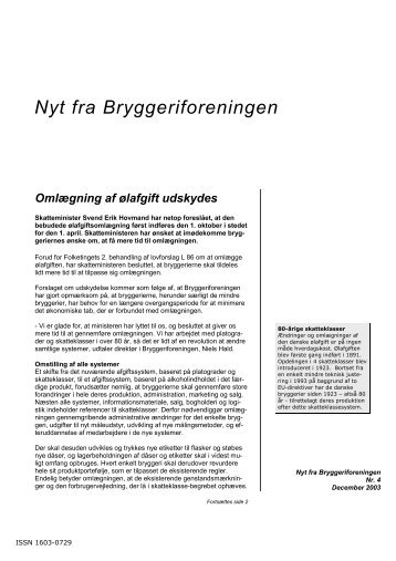 NfB nr 4 dec 2003.pub - Bryggeriforeningen