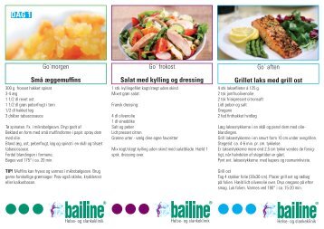 Opskrifter - Bailine