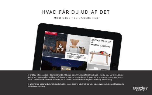 KLIK FOR AT LÆSE MERE - Tabazine Media