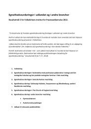 Rapport om egnethedsdvurdering - Folkekirkens institut for ...