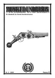 Nr. 2 - 2009 Et tidsskrift for Norsk Svartkruttunion Årgang 25