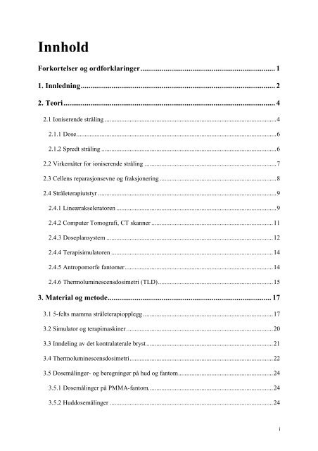 3.3 Inndeling av det kontralaterale bryst - Ous-research.no