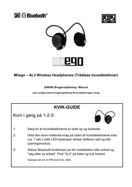 Miiego – AL3 Wireless Headphones