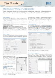 FREMSTILLING AF TRYKKLAR FIL MED INDESIGN - BoD