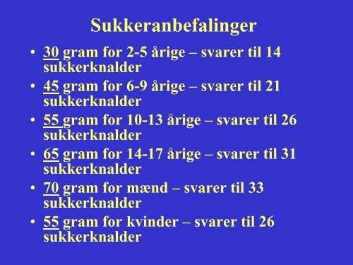 Kost – adfærd – indlæringsevne