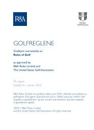 Golfreglene 2012-2015.pdf - Norges Golfforbund