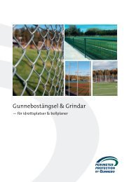 Gunnebostängsel & Grindar - Perimeter Protection Group