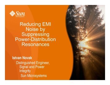 PCB Resonances and EMI - Istvan Novak