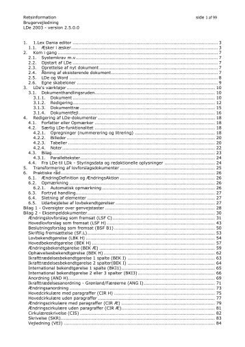 Brugervejledning til LDe 2003.pdf - Retsinformation