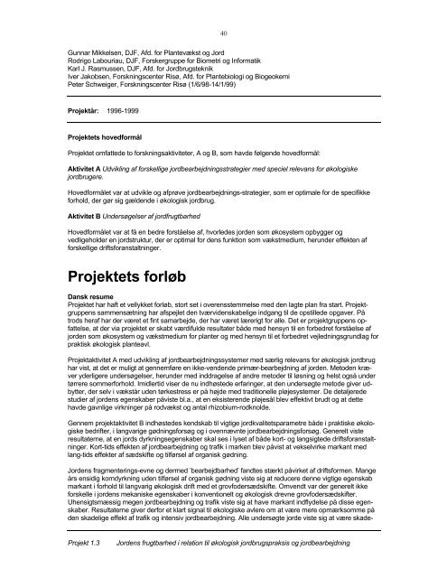 I Strategiske og grundlagsskabende aktiviteter i øko - Info - Aarhus ...