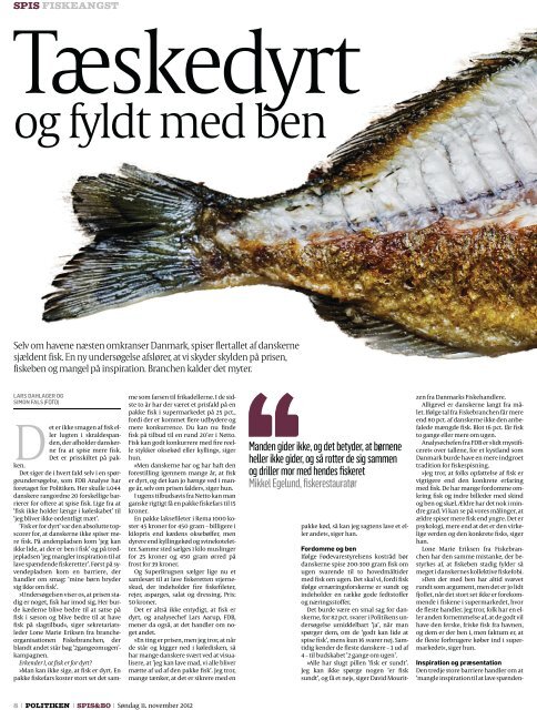 Dyrt og fyldt med ben... - Fiskebranchen