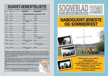 Søndag den 2. juni kl. 10.30. - Bælum-Solbjerg Kirker