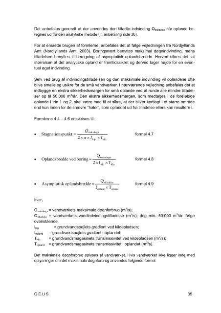 Udpegning af indvindings- og grundvandsdannende oplande (Del 1)