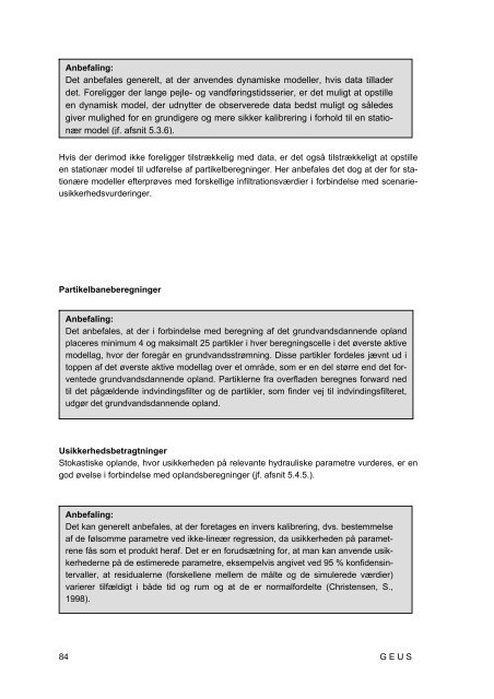 Udpegning af indvindings- og grundvandsdannende oplande (Del 1)