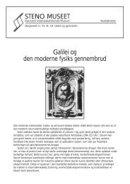 Galilei og den moderne fysiks gennembrud STENO MUSEET