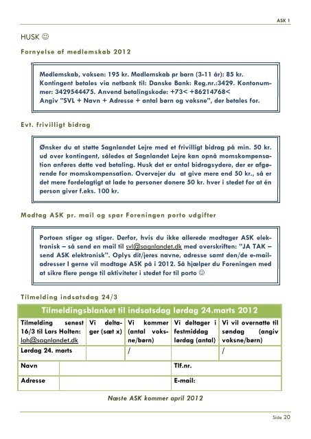 ASK 2012 Nr. 1 - Sagnlandet Lejre