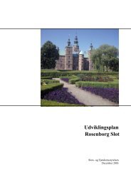 Udviklingsplan Rosenborg Slot - Grundejerforeningen Taarnborg