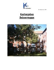 Kastanjebos Beboermappe - A/B Kastanjebo